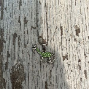 Girls giraffe necklace